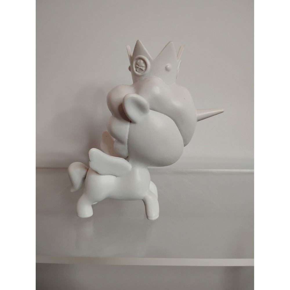 Tokidoki DIY Unicorno White Vinyl Figure Crowned Unicorn Art Toy 3.25 Inch